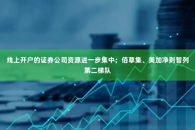 线上开户的证券公司资源进一步集中；佰草集、美加净则暂列第二梯队